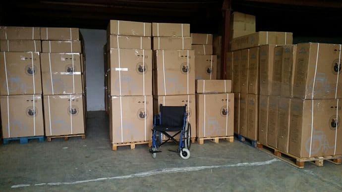 Crveni krst dobio 285 invalidskih kolica Crveni krst dobio 285 invalidskih kolica