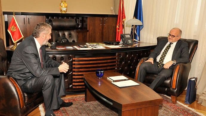 Darmanović primio novoimenovanog ambasadora BiH Vinka Radovanovića Darmanović primio novoimenovanog ambasadora BiH Vinka Radovanovića