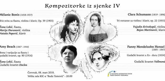 "Kompozitorke iz sjenke" u KIC-u "Kompozitorke iz sjenke" u KIC-u
