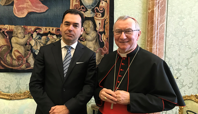 Pažin: Crna Gora i Sveta Stolica dijele zajedničke civilizacijske vrijednosti Pažin: Crna Gora i Sveta Stolica dijele zajedničke civilizacijske vrijednosti