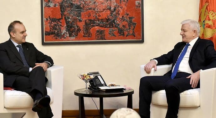 Marković: Crna Gora i Italija njeguju prijateljske odnose Marković: Crna Gora i Italija njeguju prijateljske odnose