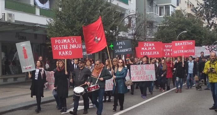 Podgorica: Osmi mart protiče u znaku protesta žena Podgorica: Osmi mart protiče u znaku protesta žena