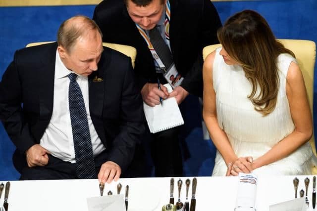 Putin priznao da je slagao Melaniju Tramp Putin priznao da je slagao Melaniju Tramp