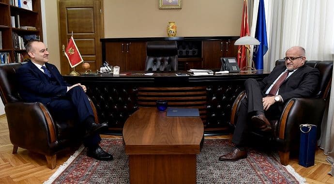 Darmanović primio u oproštajnu posjetu Vinćenca Del Monaka Darmanović primio u oproštajnu posjetu Vinćenca Del Monaka