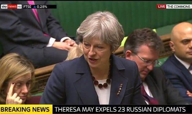 Britanija protjeruje 23 ruskih diplomata Britanija protjeruje 23 ruskih diplomata