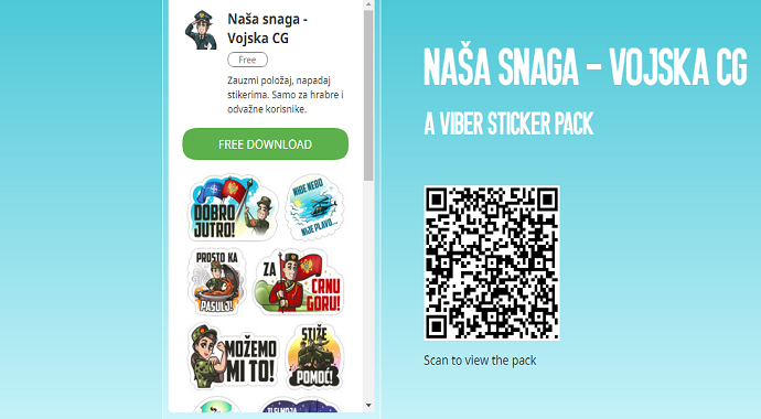 Od danas na Viberu stikeri Ministarstva odbrane Od danas na Viberu stikeri Ministarstva odbrane