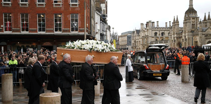 Sahranjen Stiven Hoking Sahranjen Stiven Hoking