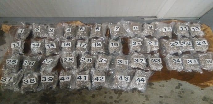 Privedene dvije osobe, zaplijenjeno 13 kg marihuane Privedene dvije osobe, zaplijenjeno 13 kg marihuane