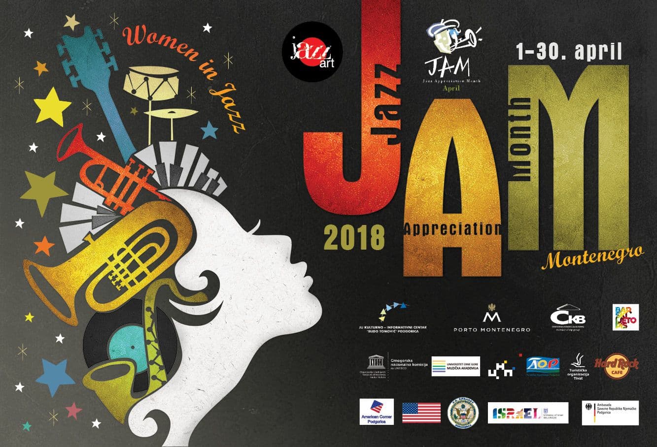 Mjesec poštovanja džeza u Crnoj Gori - JAM 2018 Mjesec poštovanja džeza u Crnoj Gori - JAM 2018