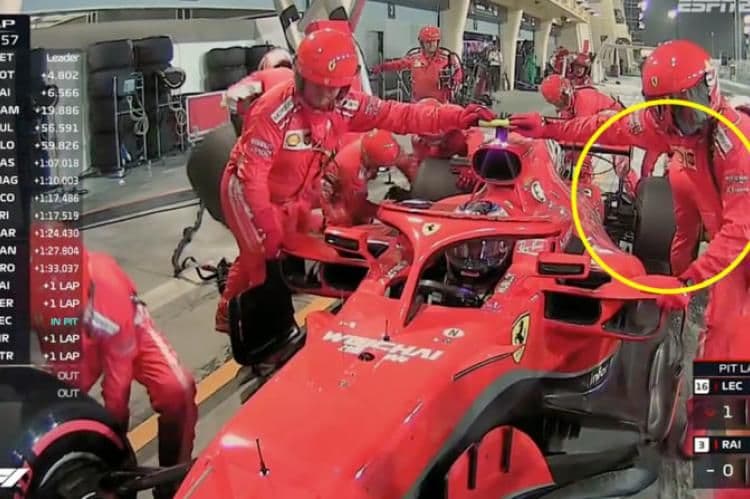 Kimi pregazio sopstvenog mehaničara Kimi pregazio sopstvenog mehaničara