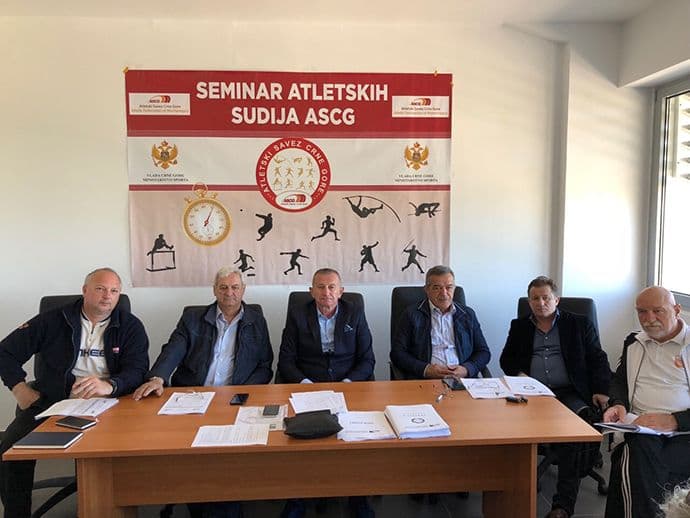 ASCG: Održan seminar atletskih sudija u Baru ASCG: Održan seminar atletskih sudija u Baru