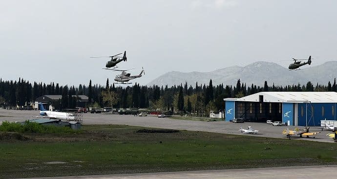 FOTO: Crna Gora dobila prvi od tri vojna helikoptera FOTO: Crna Gora dobila prvi od tri vojna helikoptera