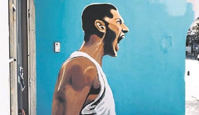 Mural Nikole Ivanovića na "Šargarepi" Mural Nikole Ivanovića na "Šargarepi"