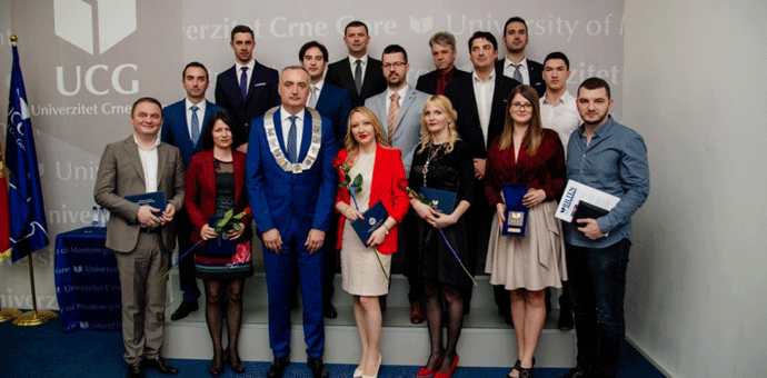 Promovisani doktori nauka i najbolji studenti UCG-a Promovisani doktori nauka i najbolji studenti UCG-a