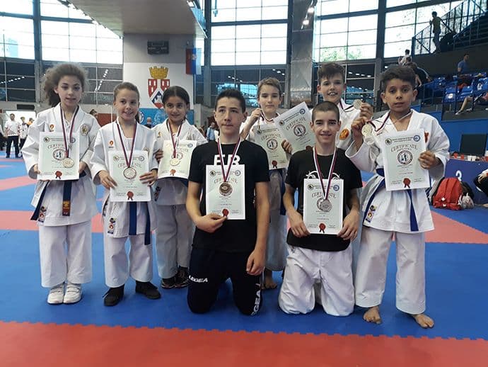 Crnogorskim karatistima četiri medalje Crnogorskim karatistima četiri medalje