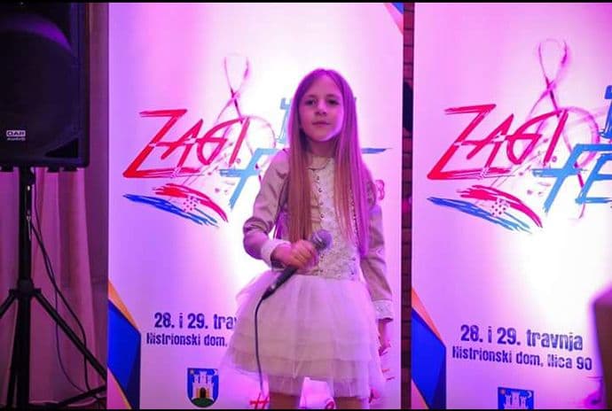 Stefana Jočić osvojila treće mjesto na "Zagifestu" Stefana Jočić osvojila treće mjesto na "Zagifestu"