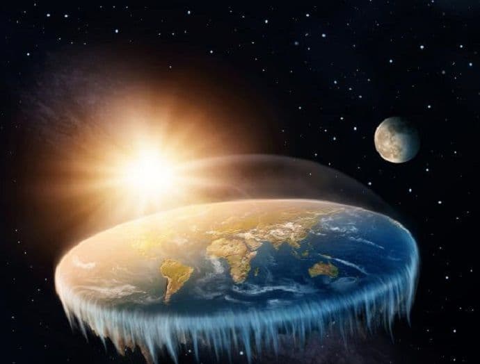 Ravnozemljaši objasnili zašto čovjek ne padne sa ivice Ravnozemljaši objasnili zašto čovjek ne padne sa ivice