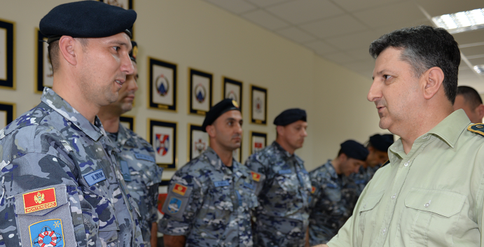 Tim Mornarice VCG ispraćen u misiju EU NAVFOR - ATALANTA Tim Mornarice VCG ispraćen u misiju EU NAVFOR - ATALANTA