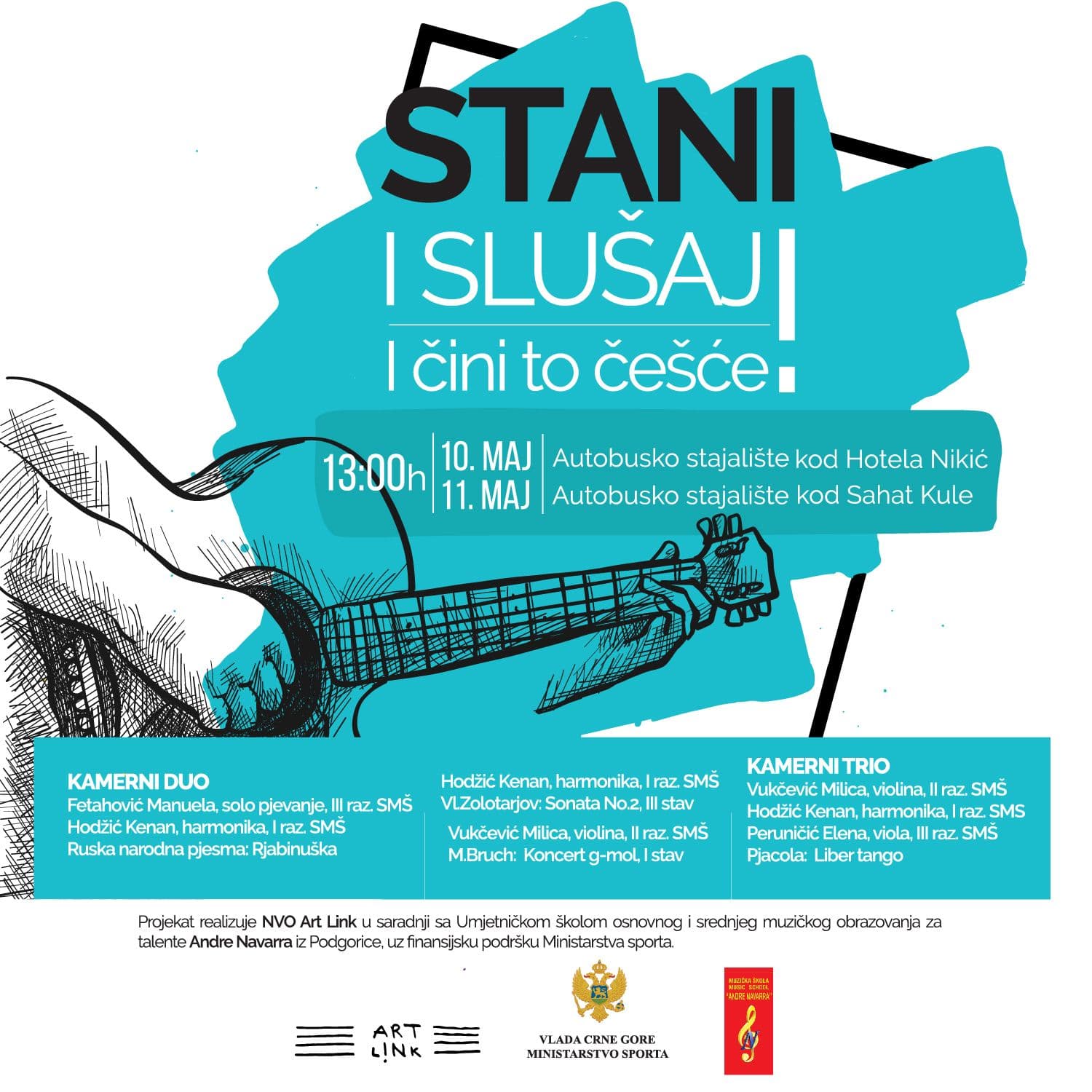 Mladi klasičari u pohodu na društveni aktivizam kroz umjetnost i kulturu Mladi klasičari u pohodu na društveni aktivizam kroz umjetnost i kulturu