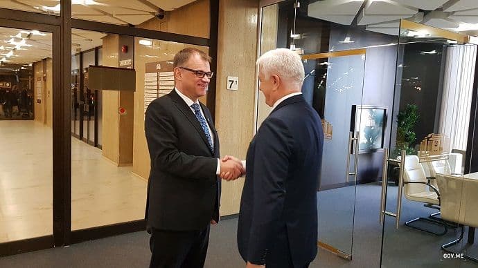 Marković i Supila dogovorili jačanje saradnje Crne Gore i Finske u oblasti energetike Marković i Supila dogovorili jačanje saradnje Crne Gore i Finske u oblasti energetike