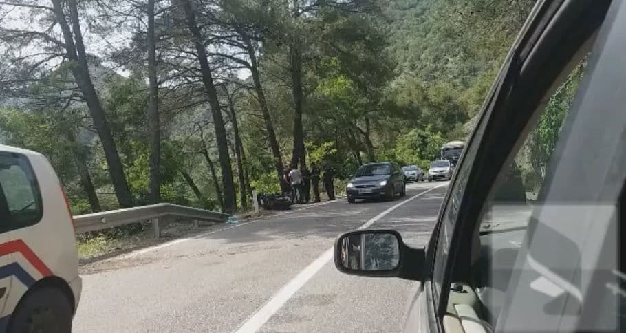 Udes kod Vranjine, povrijeđen motociklista Udes kod Vranjine, povrijeđen motociklista