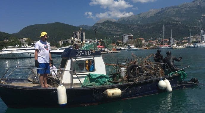 Organizovana akcija čišćenja morskog dna Organizovana akcija čišćenja morskog dna