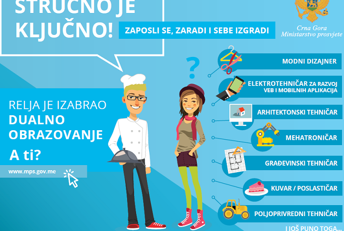 Sjutra velika prezentacija srednjih stručnih škola u Budvi Sjutra velika prezentacija srednjih stručnih škola u Budvi