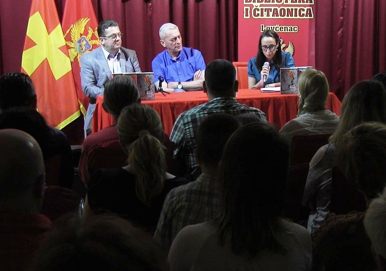 Roman „Čovjek bez lica“ Milorada Popovića predstavljen u Lovćencu Roman „Čovjek bez lica“ Milorada Popovića predstavljen u Lovćencu