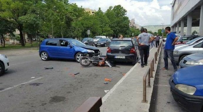 Povrijeđen motociklista, prebačen u KC Povrijeđen motociklista, prebačen u KC