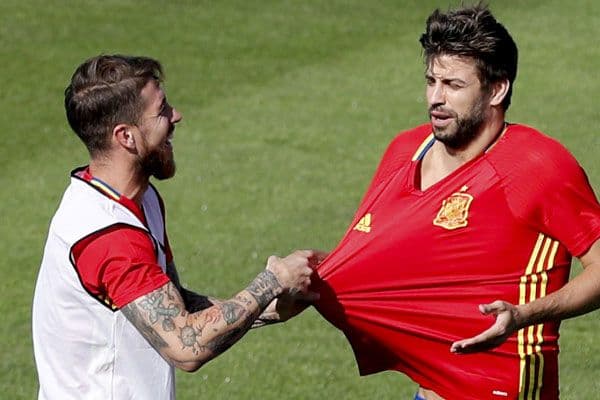 Pike spriječio tuču Ramosa i Rubijalesa Ilustracija: EPA/JuanJo Martin