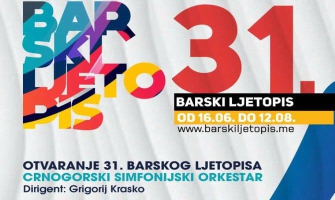 Crnogorski simfonijski orkestar otvara Barski ljetopis Crnogorski simfonijski orkestar otvara Barski ljetopis