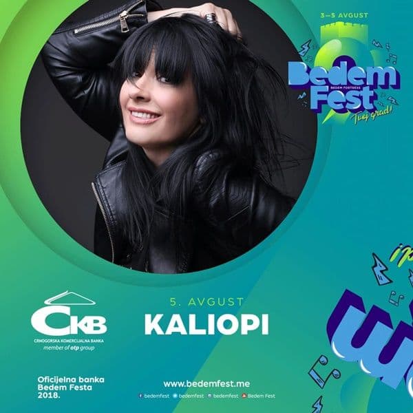 Kaliopi dolazi na Bedem fest Kaliopi dolazi na Bedem fest