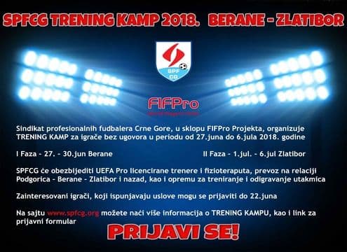 Još dva dana za prijavu za Trening kamp za igrače bez ugovora Još dva dana za prijavu za Trening kamp za igrače bez ugovora