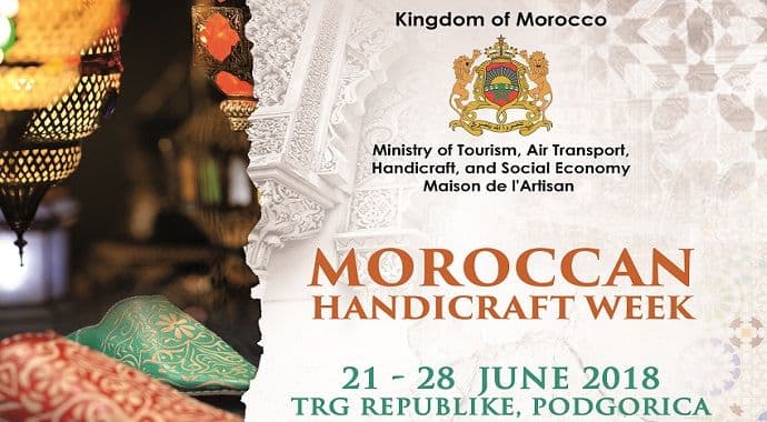Danas počinje ''Marokanska nedjelja zanatlija u Podgorici'' Danas počinje ''Marokanska nedjelja zanatlija u Podgorici''