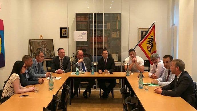 Popović u Berlinu na sastanku lidera liberala Balkana Popović u Berlinu na sastanku lidera liberala Balkana