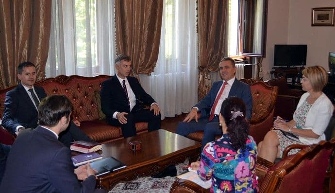 Guverner Žugić sa rukovodstvom Komercijalne banke Guverner Žugić sa rukovodstvom Komercijalne banke