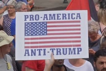 Protest zbog dolaska Trampa