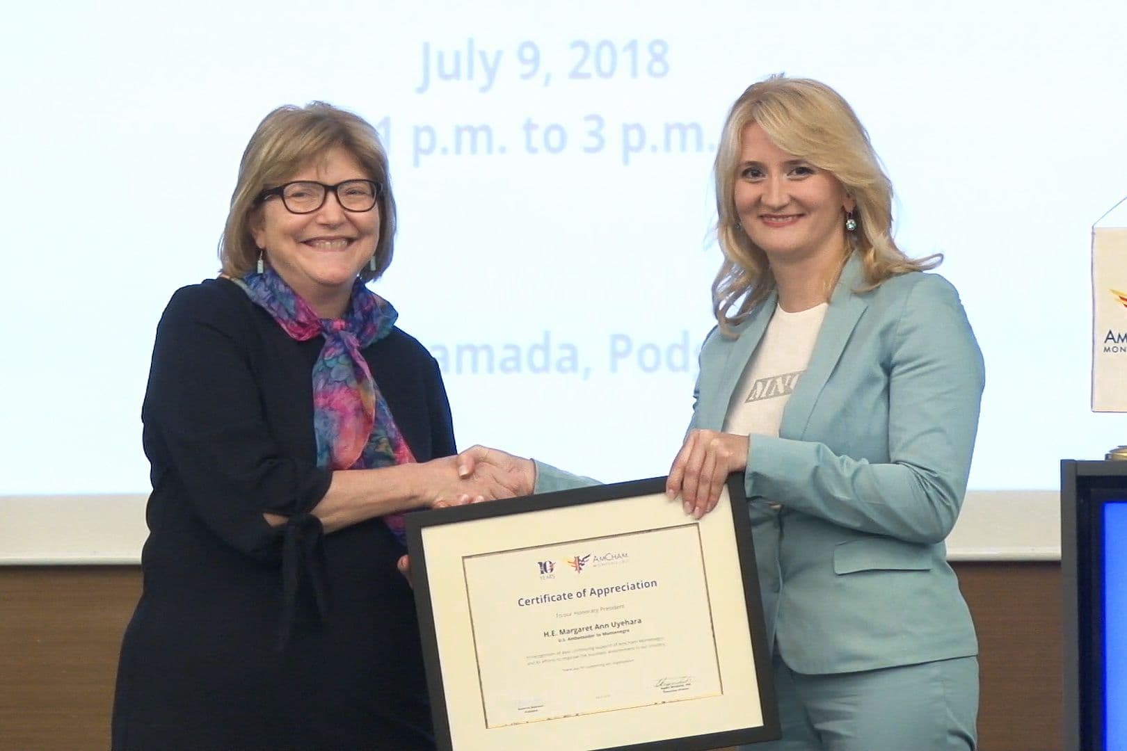 AmCham obilježila 10 godina postojanja u Crnoj Gori AmCham obilježila 10 godina postojanja u Crnoj Gori