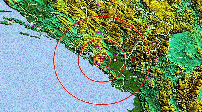 Ponovo zemljotres kod Očinića Ponovo zemljotres kod Očinića