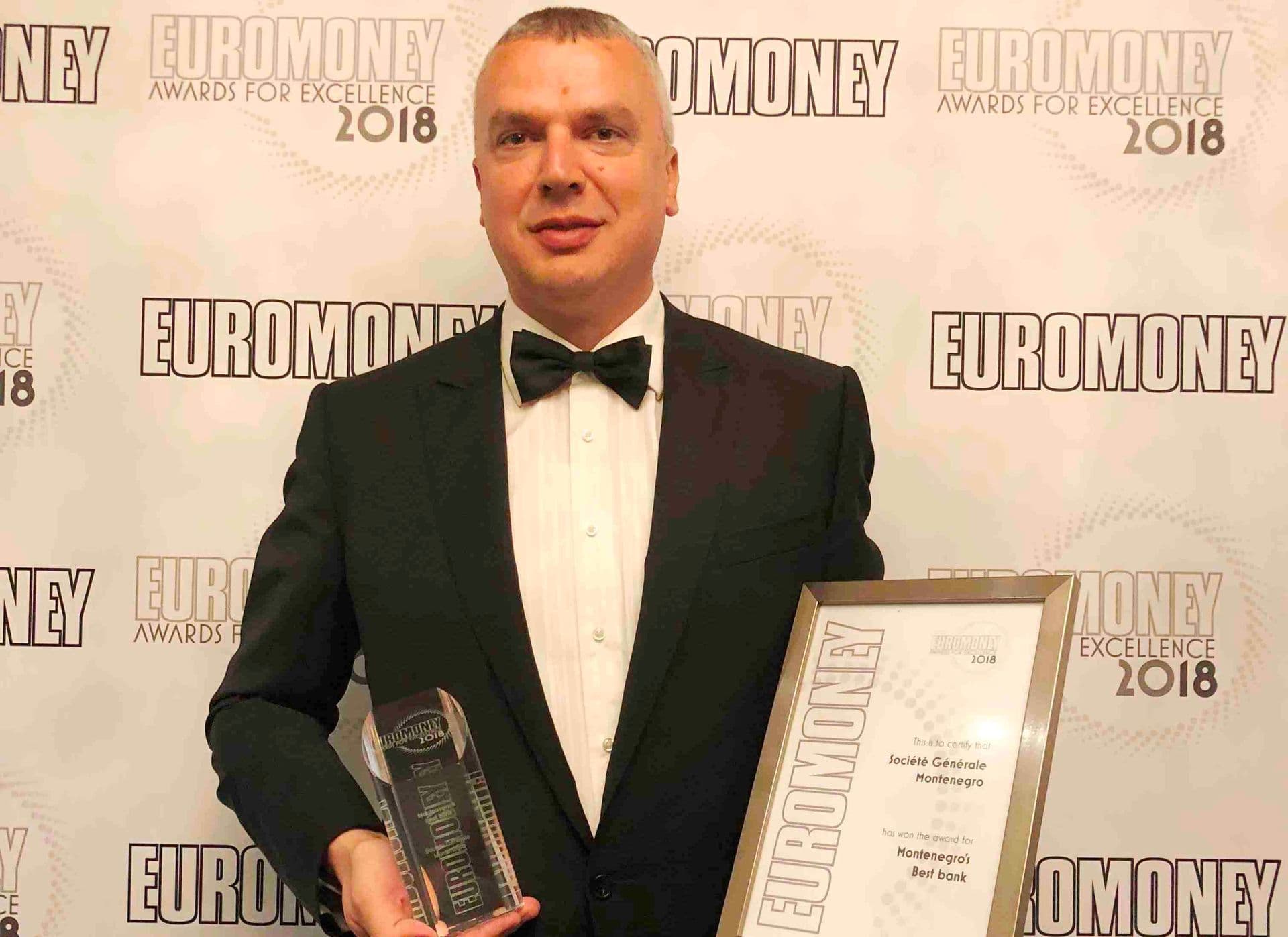 Euromoney nagrada za Societe Generale banku Montenegro Euromoney nagrada za Societe Generale banku Montenegro