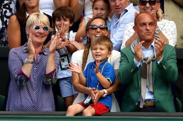 Đoković: Volim te, sine, najviše! Foto: www.sport24.co.za