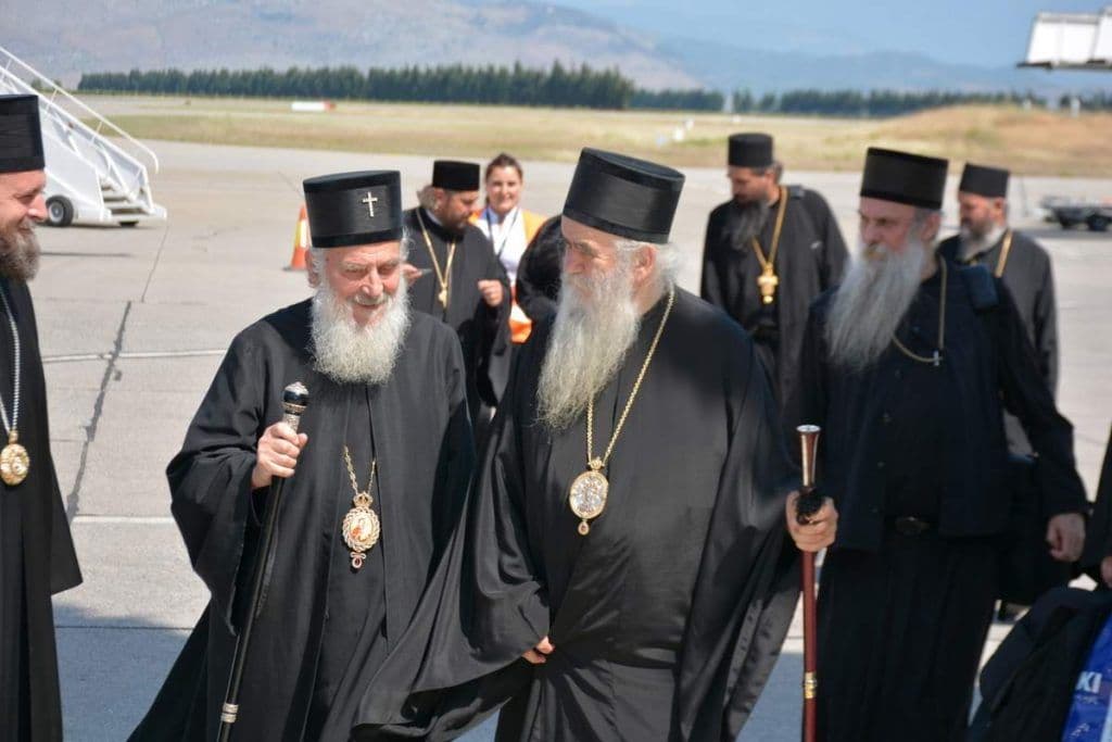Patrijarh Irinej doputovao u Crnu Goru Patrijarh Irinej doputovao u Crnu Goru