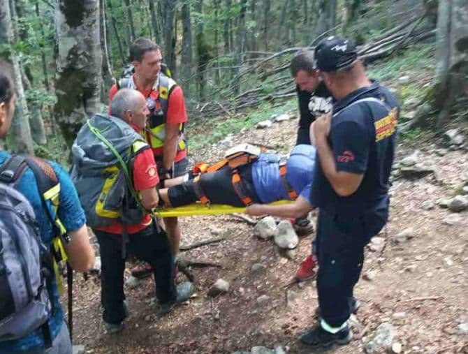 Spašena strana državljanka povrijeđena na Durmitoru Spašena strana državljanka povrijeđena na Durmitoru