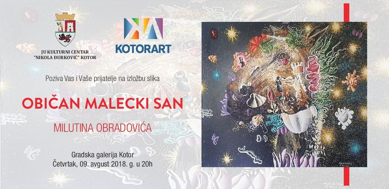 Izložba Milutina Obradovića u galeriji Kotor Izložba Milutina Obradovića u galeriji Kotor