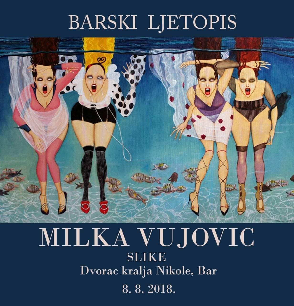 Izložba slika Milke Vujović na Barskom ljetopisu Izložba slika Milke Vujović na Barskom ljetopisu