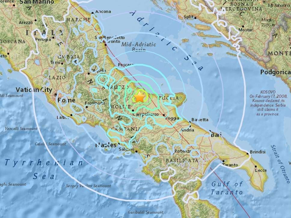 Devet zemljotresa u nekoliko sati, ljudi u panici Devet zemljotresa u nekoliko sati, ljudi u panici