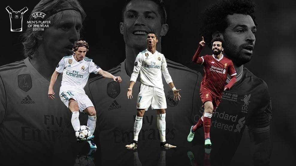 Ronaldo, Modrić i Salah kandidati za najboljeg igrača Ronaldo, Modrić i Salah kandidati za najboljeg igrača
