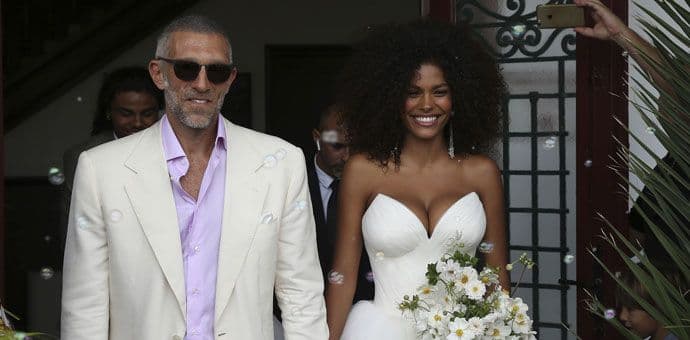 Vjenčali se Vensan Kasel i manekenka Tina Kunaki Foto: Tanjug/AP, /Bob Edme