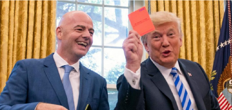 Tramp od predsjednika FIFA dobio crveni karton Tramp od predsjednika FIFA dobio crveni karton