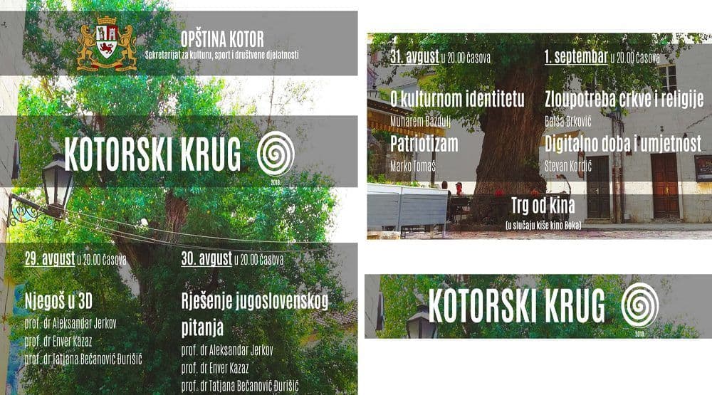 Počela manifestacija Kotorski krug Počela manifestacija Kotorski krug